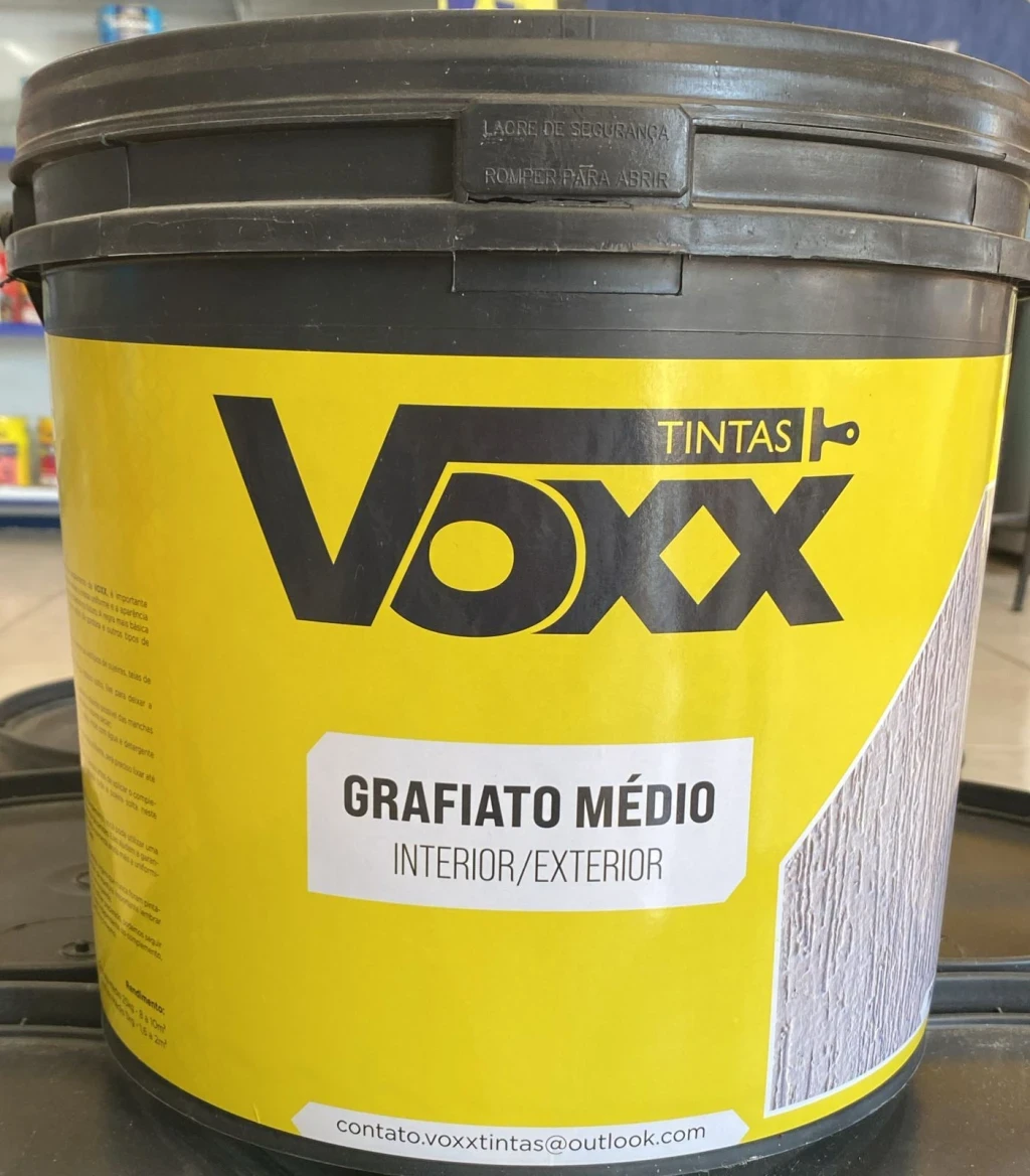 Textura Grafiato Media 25kg 18lts Balde Uberticollor
