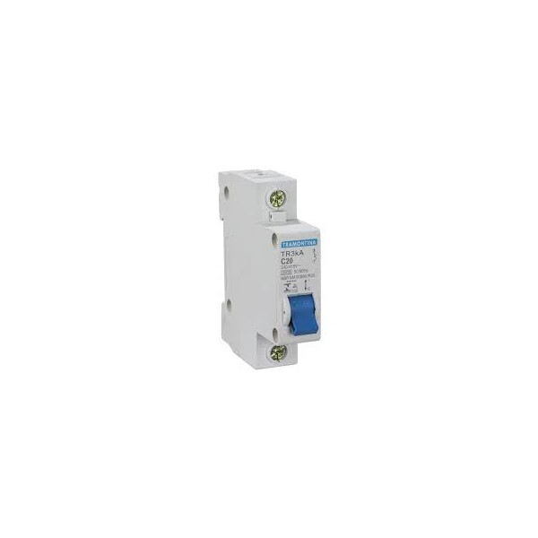 Disjuntor Branco Din 1 X 20a