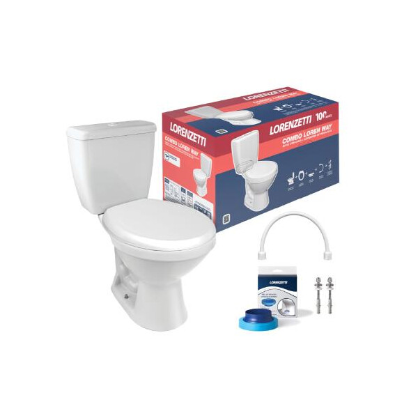 Kit Vaso com Caixa  Acoplada Way Br Lorenzetti