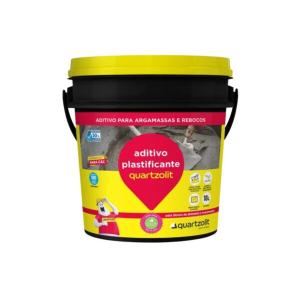 Aditivo Plastificante Balde 18 Litros - Quartzolit