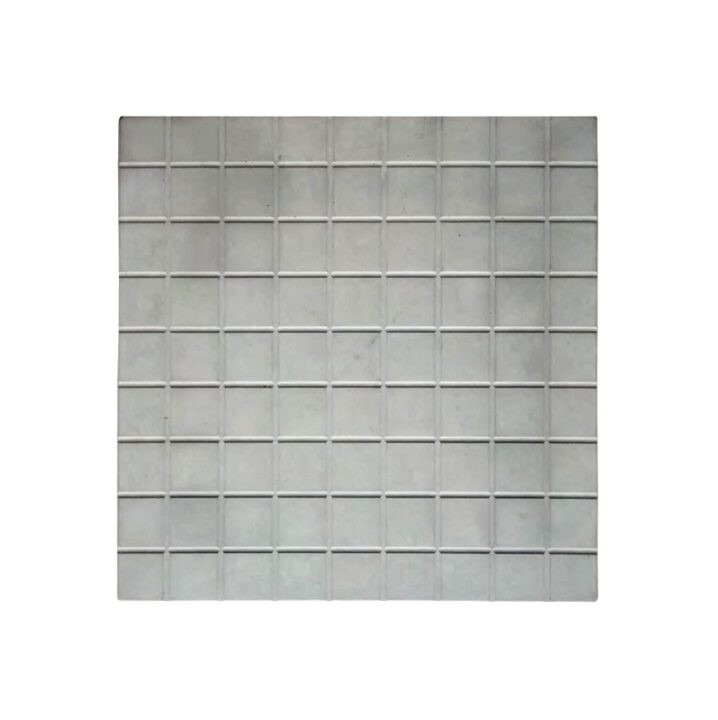 Piso de Concreto Quadriculado Xadrez