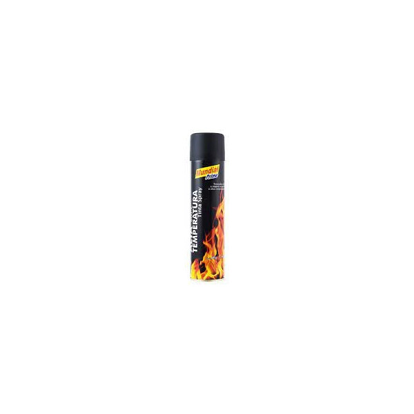 Spray Nacional Alta Temperatura 400ml Preto Fosco