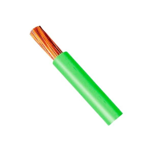 Cabo Flexível 4mm² 750v Verde (rolo 100 Metros) - Corfio (ref: 5051)