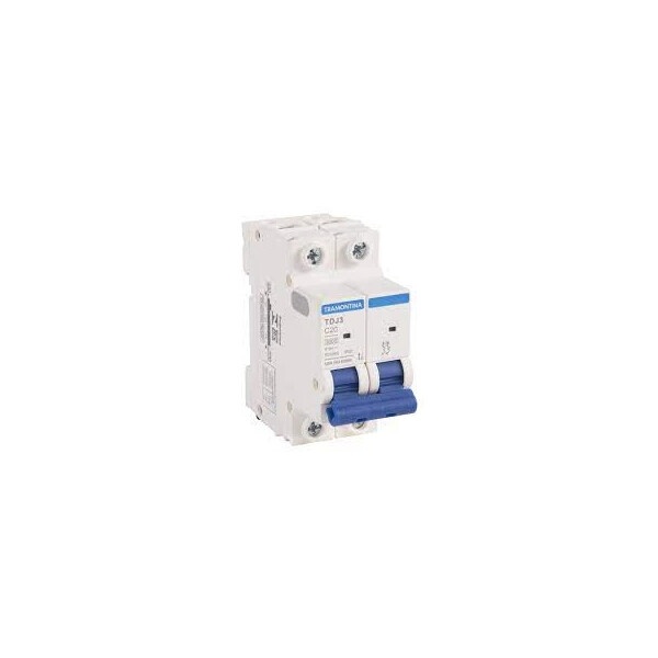 Disjuntor Bipolar 20a C 3ka 220v Branco - Steck