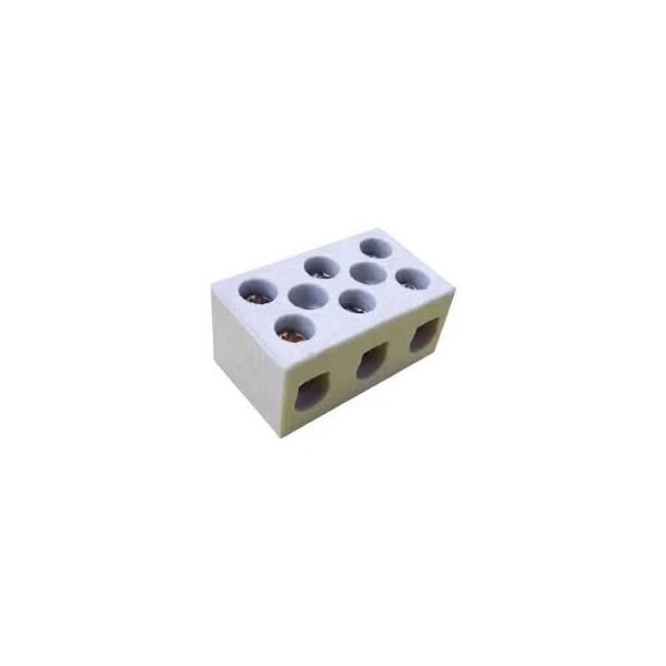 Conector Porcelana Tripolar 16mm