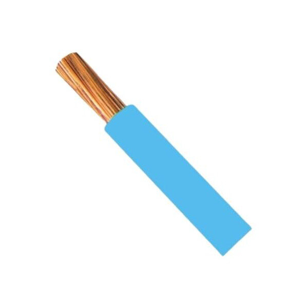 Cabo Flexível 6mm² 750v Azul Claro (rolo 100 Metros) - Corfio (ref: 5055)