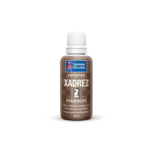 Corante Líquido Xadrez Marrom 50ml - Sw