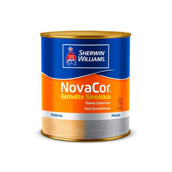 Tinta Esmalte Novacor Alto Brilho Amarelo (40) - 900ml - Sw
