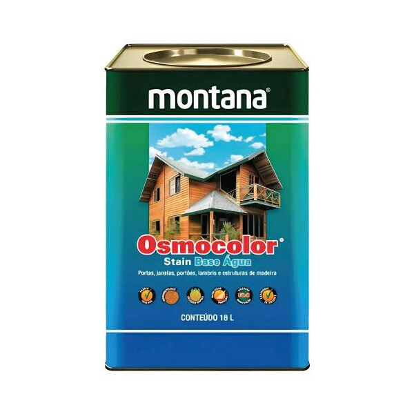Osmocolor Stain Base água Castanho - Lata 18 Litros - Montana