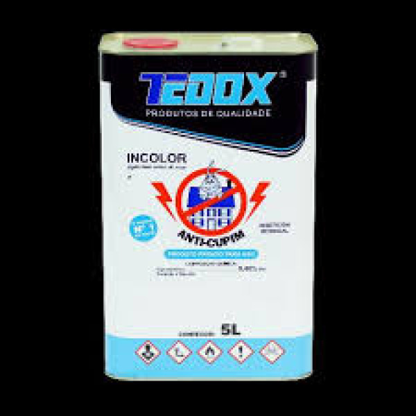 Anti Cupim Incolor 5l Tedox