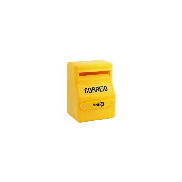 Caixa Correio Pvc Amarela