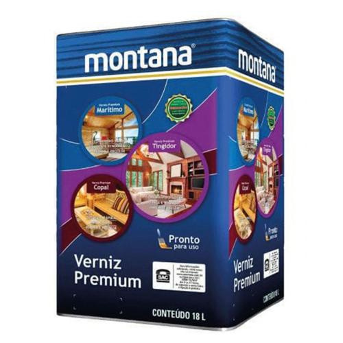 Verniz Marítimo Tingidor Alto Brilho Mogno Lata 18 Litros - Montana