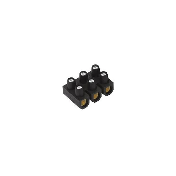 Conector P/ Fio 6mm 3 Bornes