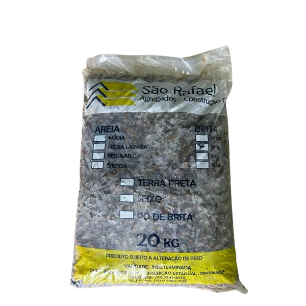 Saco Brita 01 Preta Ou Rosa 20kg