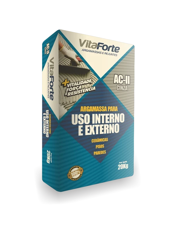 Argamassa Vitaforte Ou Minuano Acii 20kg
