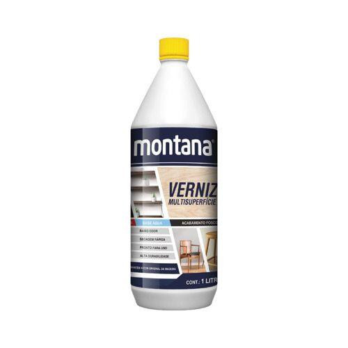 Verniz para Piso Base água Fosco 1 Litro - Montana