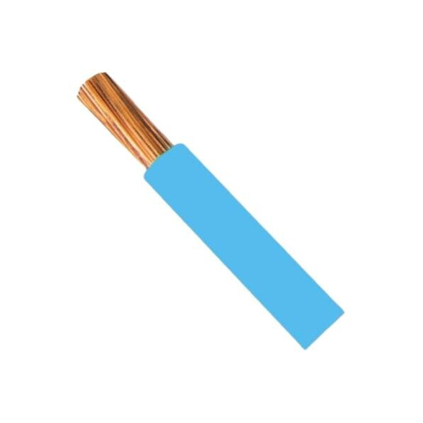 Cabo Flexível 4mm² 750v Azul Claro (rolo 100 Metros) - Corfio (ref: 5049)