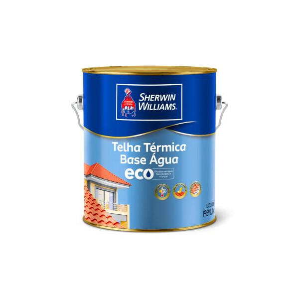 Tinta Eco Telha Térmica Metalatex Vermelho óxido - Galão 3,6 Litros - Sw