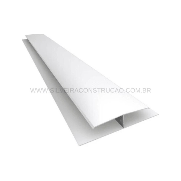 Emenda H Forro Pvc Branca - Metro