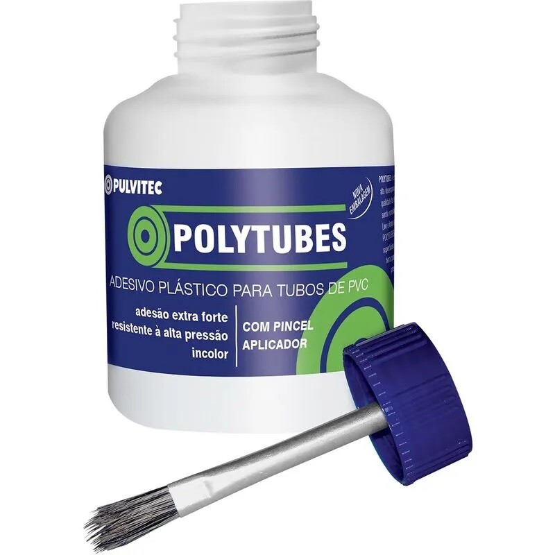 Adesivo P/tubo Soldavel 175g C/pincel Polytubes Pulvitec