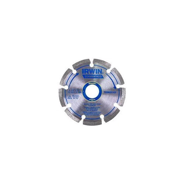 Disco Diamantado Segmentado 110mm Irwin Premium