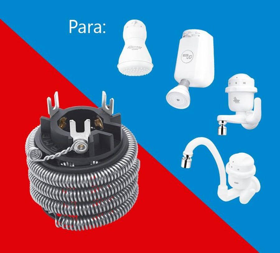 Resistência para Kibanho, Ducha Jd e Torneiras 3 Temperaturas 5400w