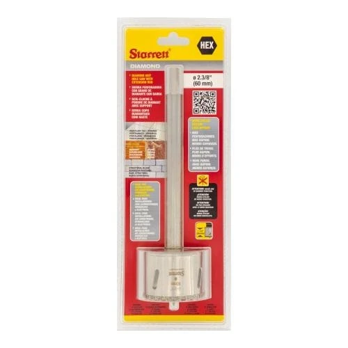 Serra Copo Diamantada 60mm X 2.3/8'' - Starrett