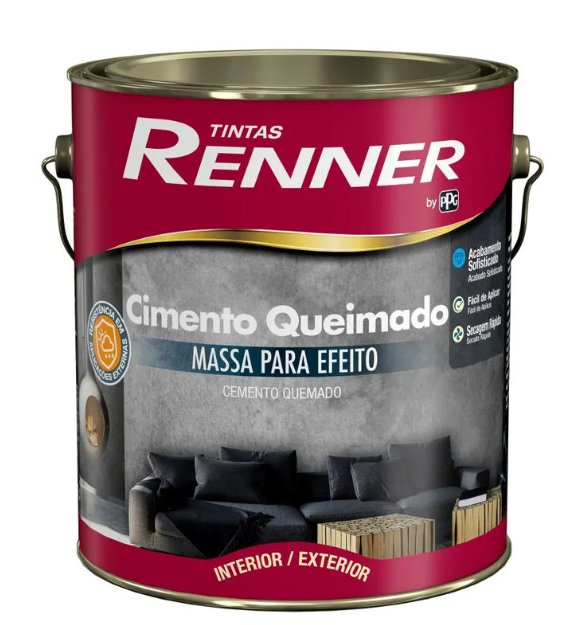 Massa Cimento Queimado Neblina Serrana 5kg Renner