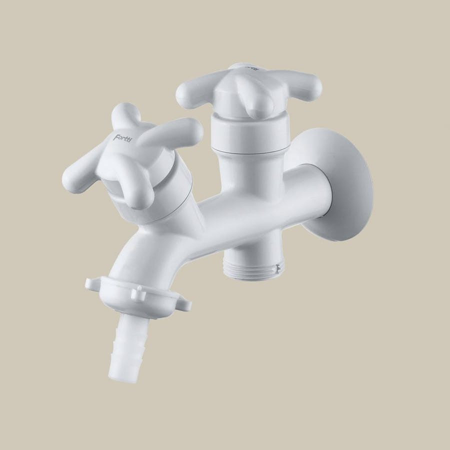 Torneira para Tanque com Saída para Máquina de Lavar Brio Branco 1/2 - Lorenzetti 1131 F34