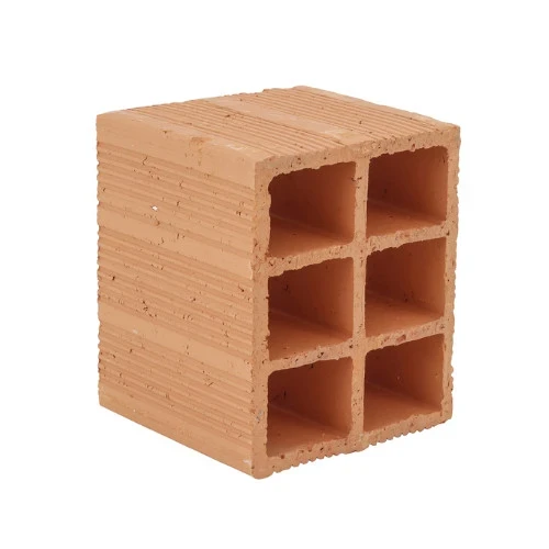 Bloco Ceramico 6furos 11,5x14x12 Cm - Metade