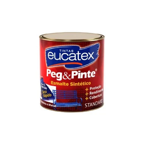 Tinta Standard Peg e Pinte Esmalte Verde Folha - 900ml - Eucatex