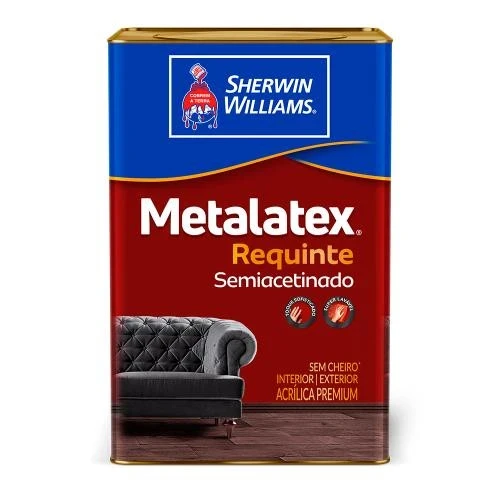 Tinta Requinte Superlavável Metalatex Acetinado Branca - Lata 18 Litros -sw