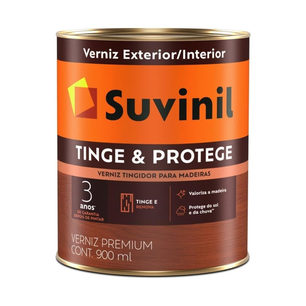 Verniz Suvinil Tingidor 900ml Mogno