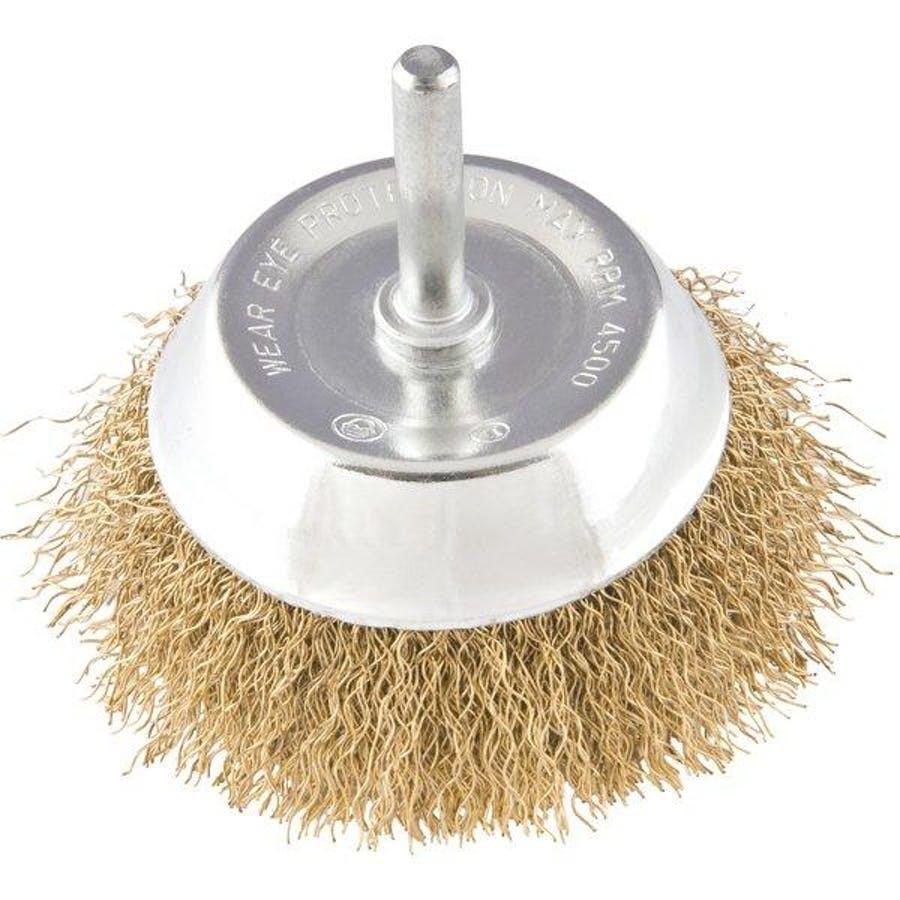 Escova Tipo Copo 2" com Haste 1/4" Aço Carbono - Vonder