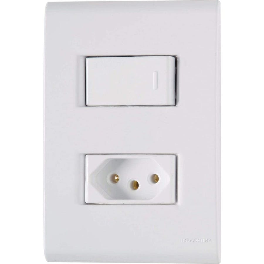 Interruptor Simples Tomada 10a 250v - Tramontina