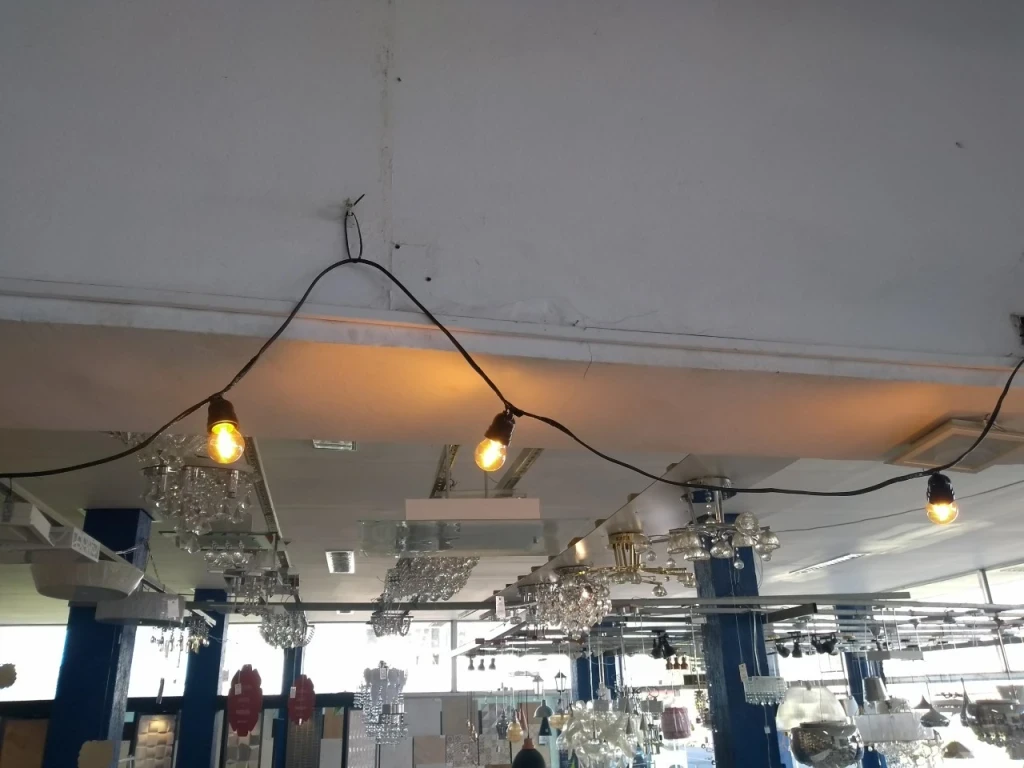 Luminaria Cordao 5mt C/soquetes Lumanti
