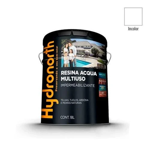 Resina Acqua Multiuso Incolor Fosca 18l