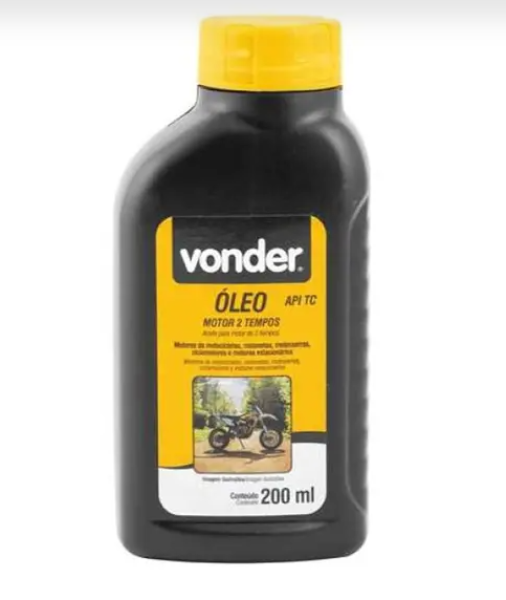 óleo Motor 2 Tempos Vd-dt 200ml Vonder