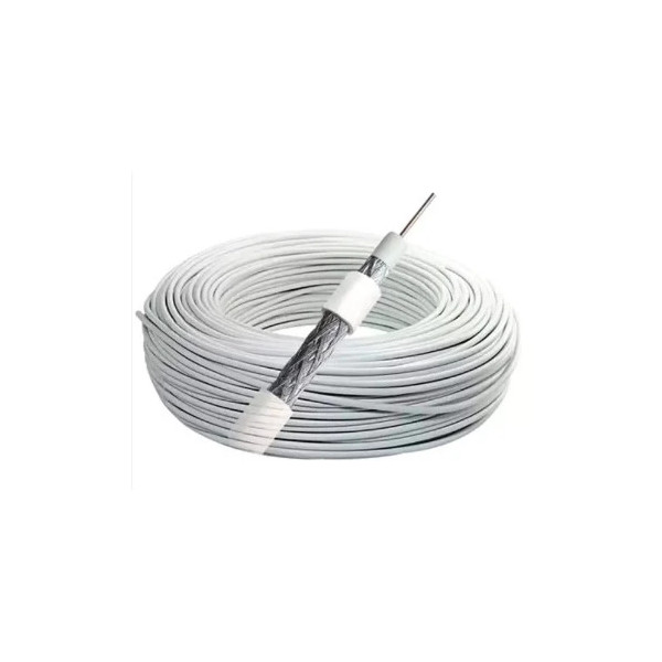 Cabo Coaxial Branco