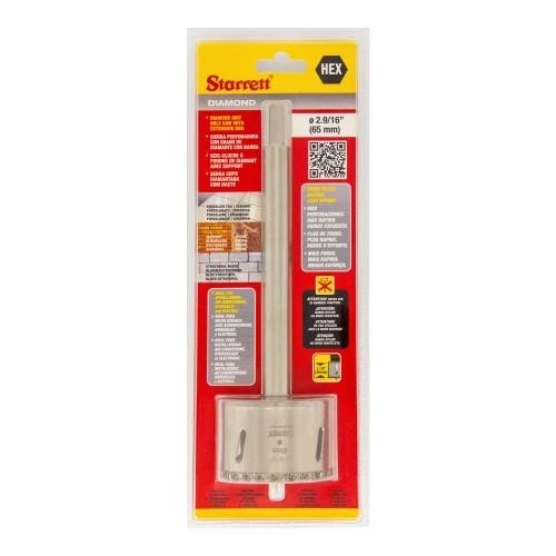 Serra Copo Diamantada 65mm X 2.9/16'' - Starrett
