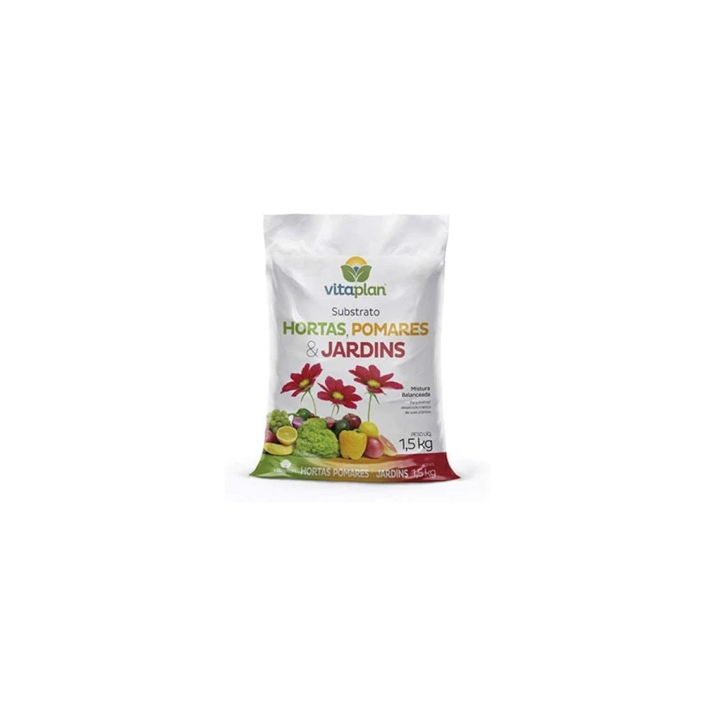 Substrato P/ Hortas, Pomares e Jardins 1,5 Kg Unica