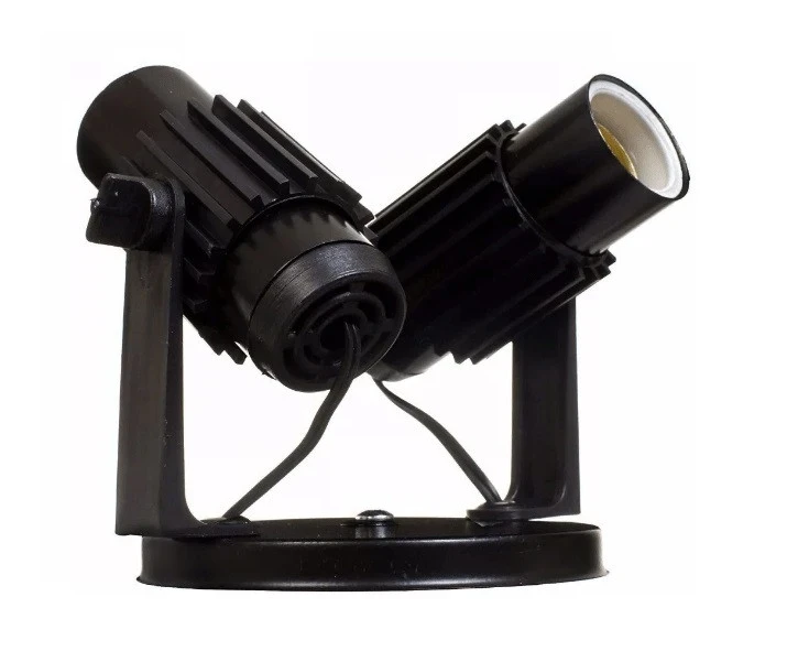 Spot 2 Lamp E27 Preto Extraluz
