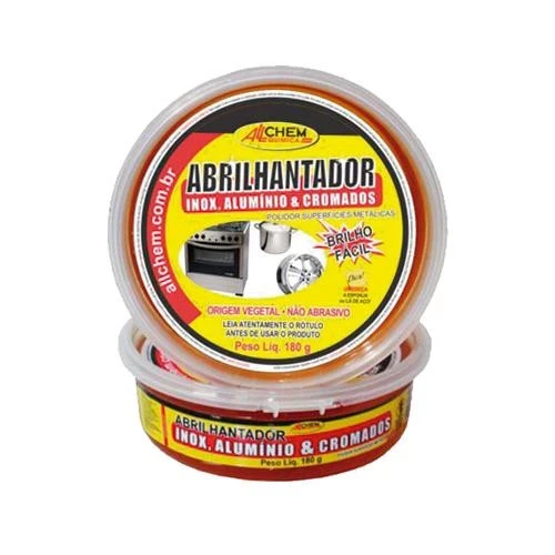 Abrilhantador para Inox e Aluminio 240 Gramas - Allchem