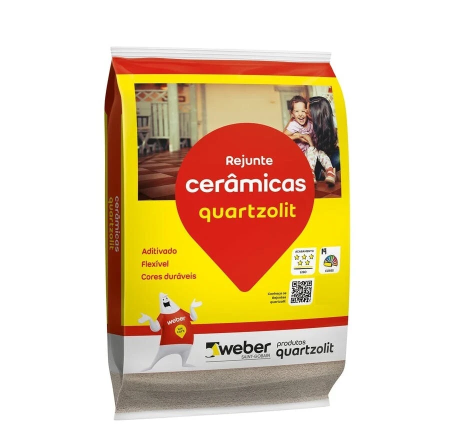 Rejunte Quartzolit 1kg Preto Grafite