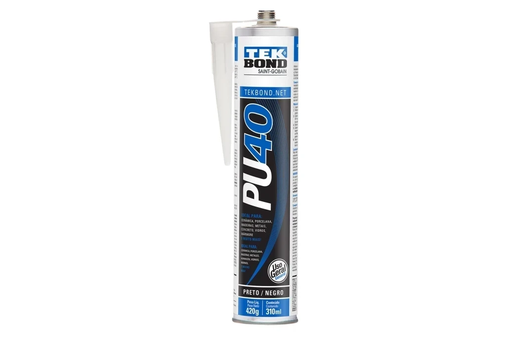 Adesivo Cartucho Pu40 Preto 310ml
