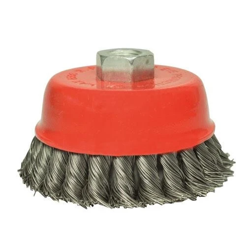 Escova de Aco Copo 100mm Trancado Dtools -14536