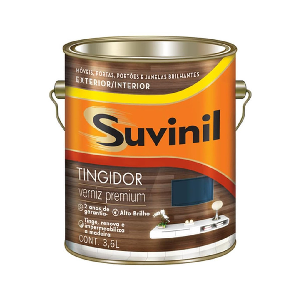 Verniz Suvinil Tingidor Brilho 3,6l Imbuia