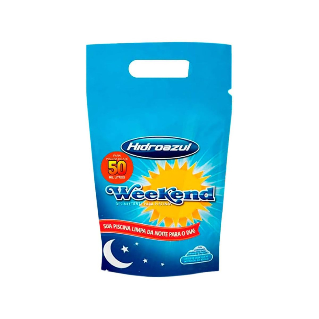 Desinfetante para Piscinas Weekend Hidroazul 2,4kg