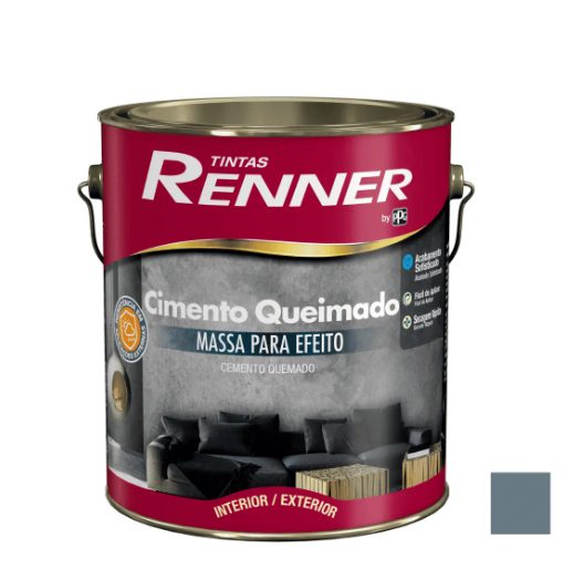 Massa Cimento Queimado Espelho D'água (4653) 5kg Renner