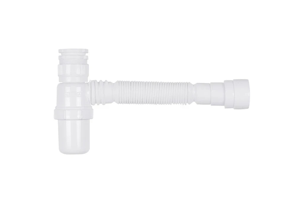 Sifão Sanfonado com Copo Universal Branco